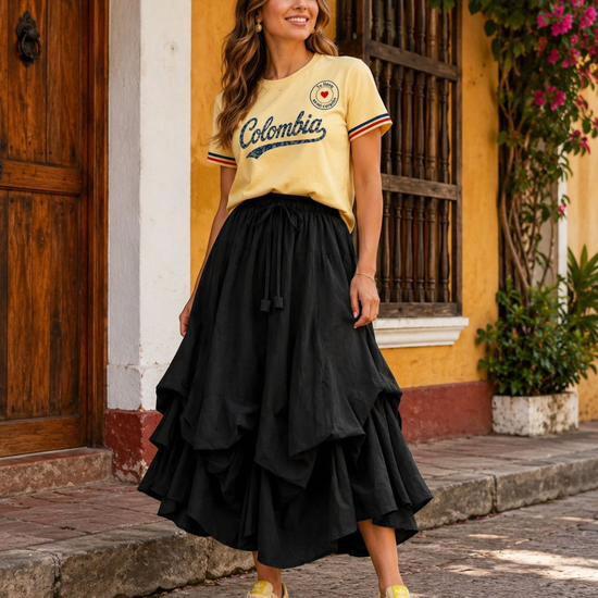 Falda Tailandia Negra 