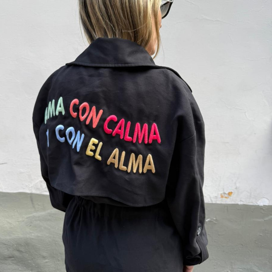 Chaqueta Negra Calma - Gracies