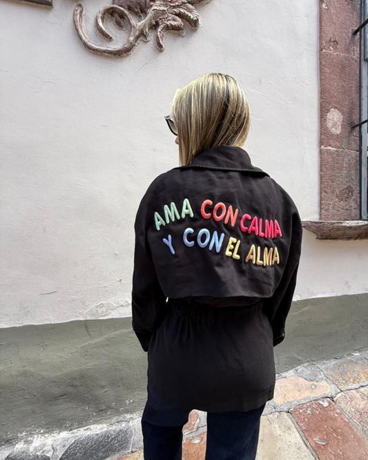 Chaqueta Negra Calma - Gracies