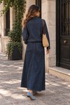 Falda Denim Azul Oscuro 