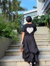 Black “Threads of the Heart” T-Shirt