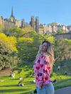 Sweater Rosado Corazones (envío 8 días hábiles) 