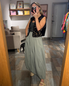 Green Balloon Skirt