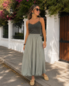 Green Balloon Skirt