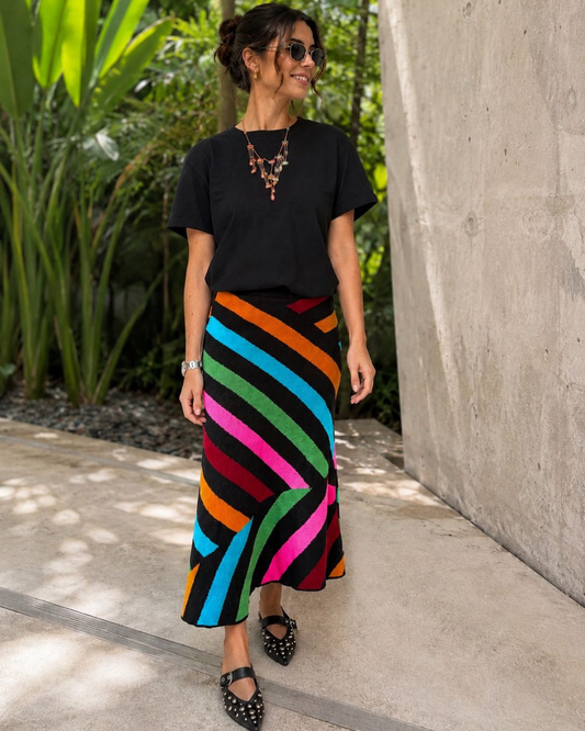 Stripes Skirt
