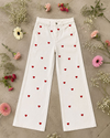 Embroidered Hearts Jean