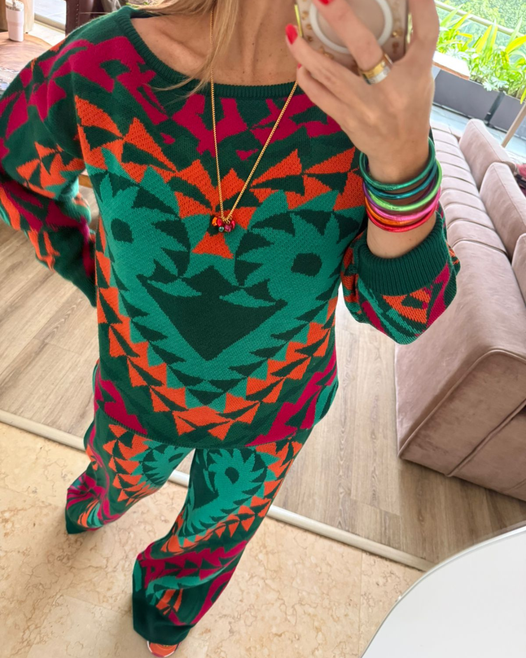 Sweater Corazones Deco 