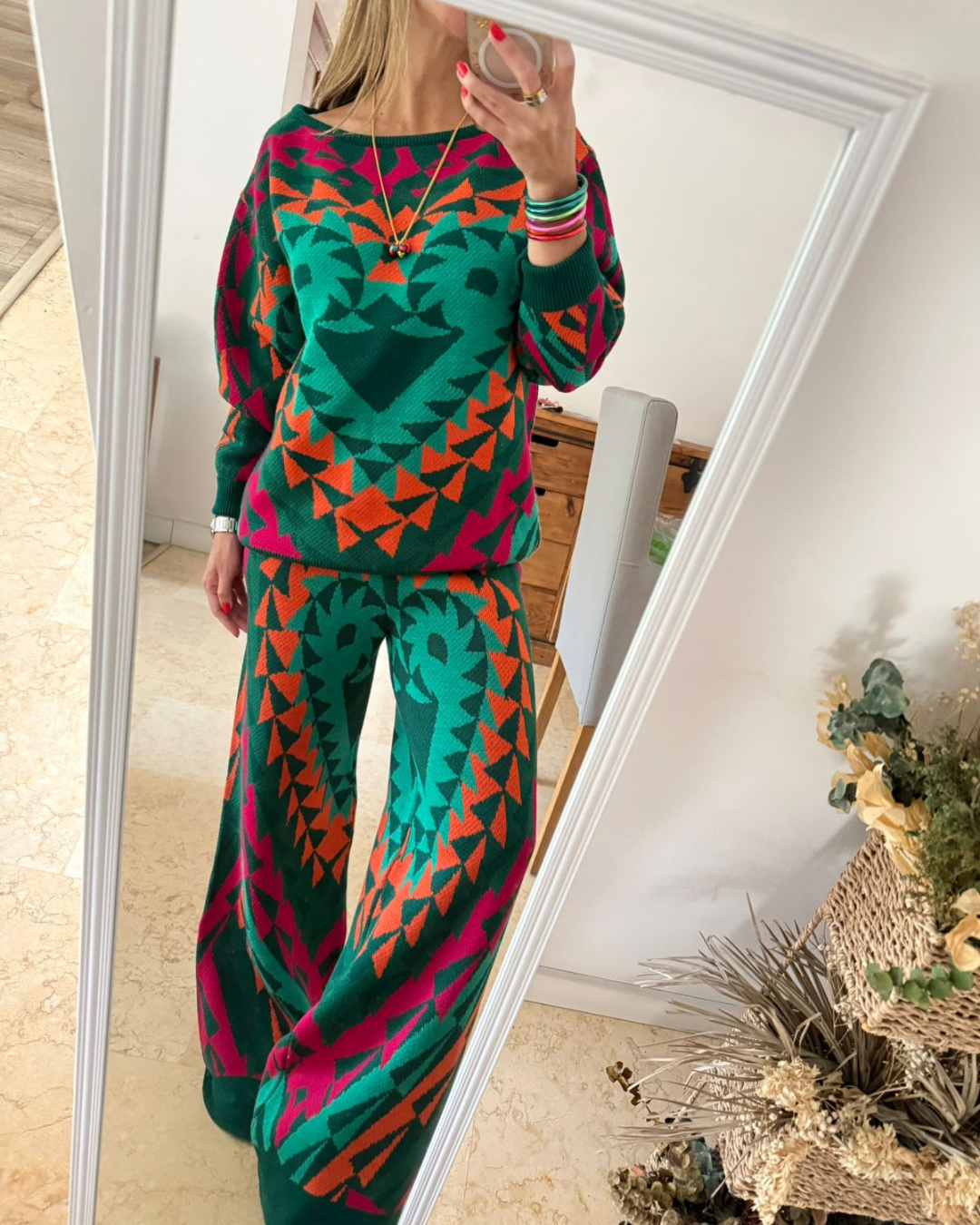 Sweater Corazones Deco 