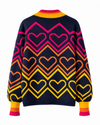 Navy Hearts Sweater