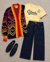 Navy Hearts Sweater