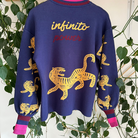 Sweater Tigres Infinito Azul - Gracies