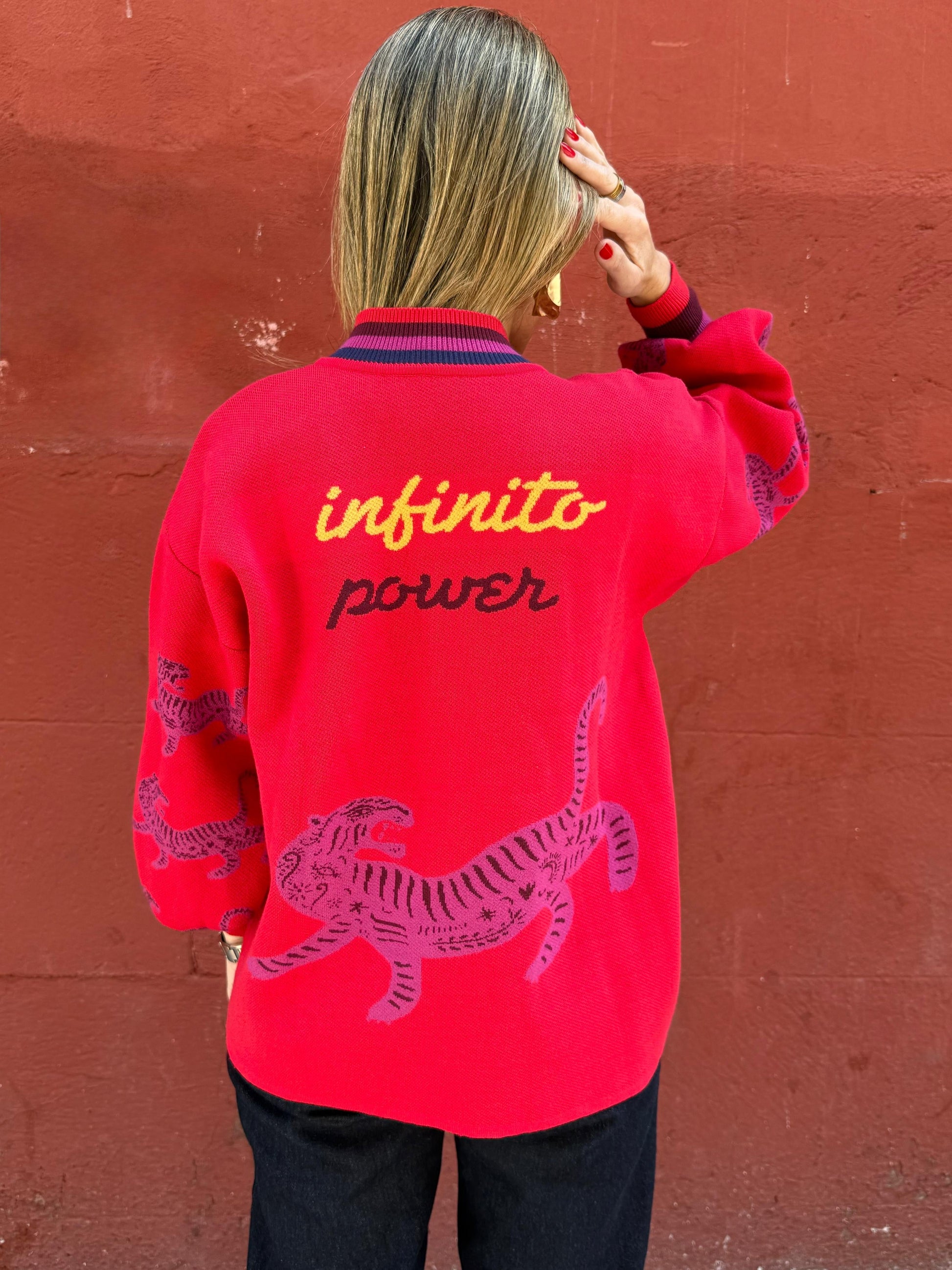 Sweater Tigres Infinito Rojo - Gracies