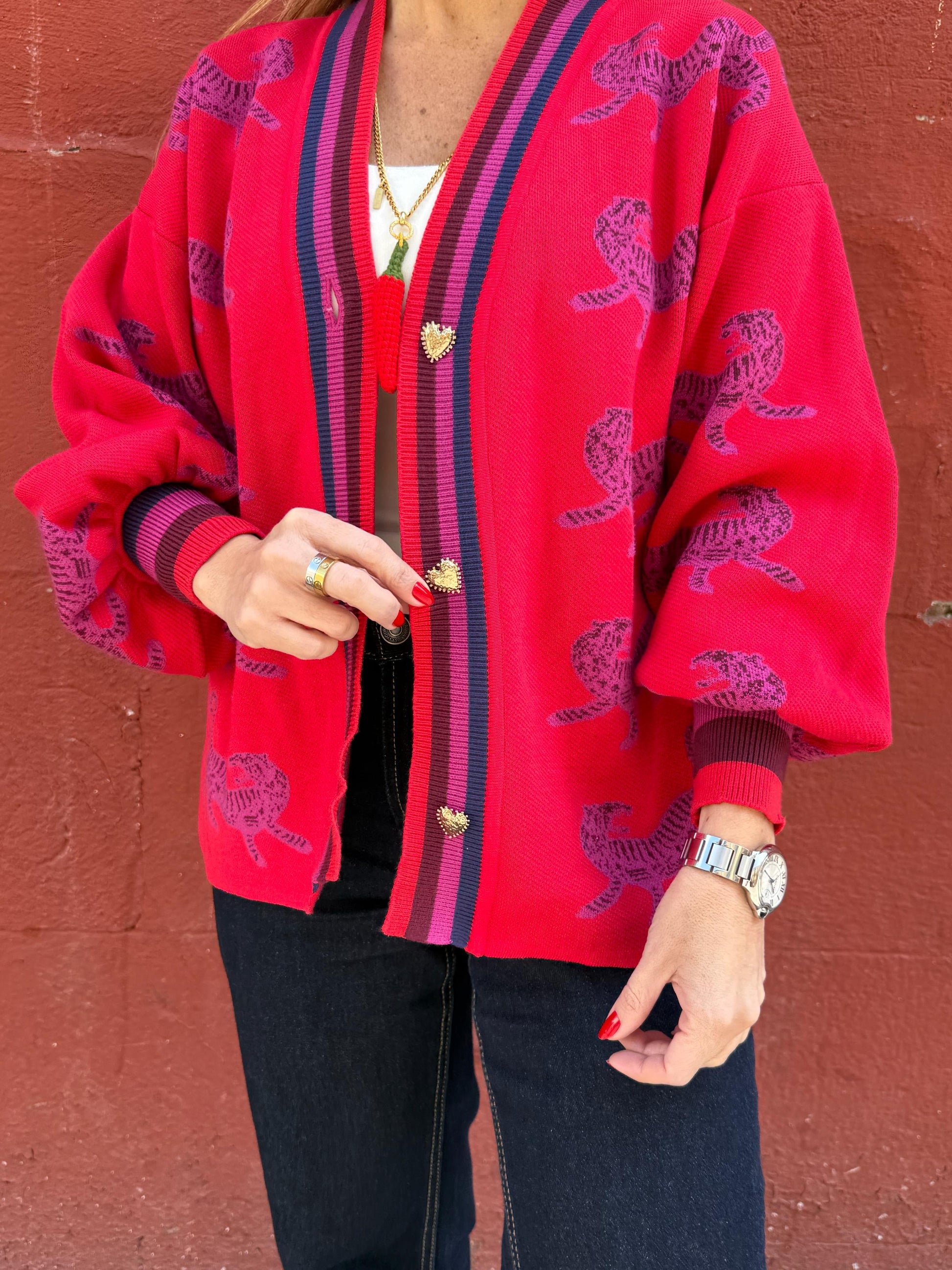 Sweater Tigres Infinito Rojo - Gracies