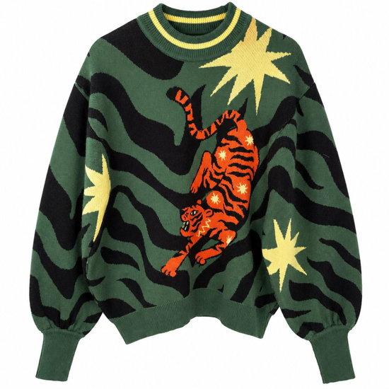 Sweater Verde Tigre 