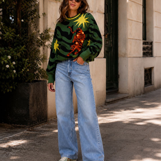 Sweater Verde Tigre 