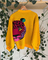 Yellow Leopard Sweater