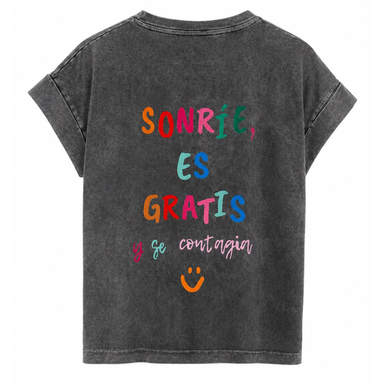 Camiseta Sonrie 