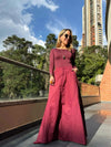 Falda Cargo Burgundy