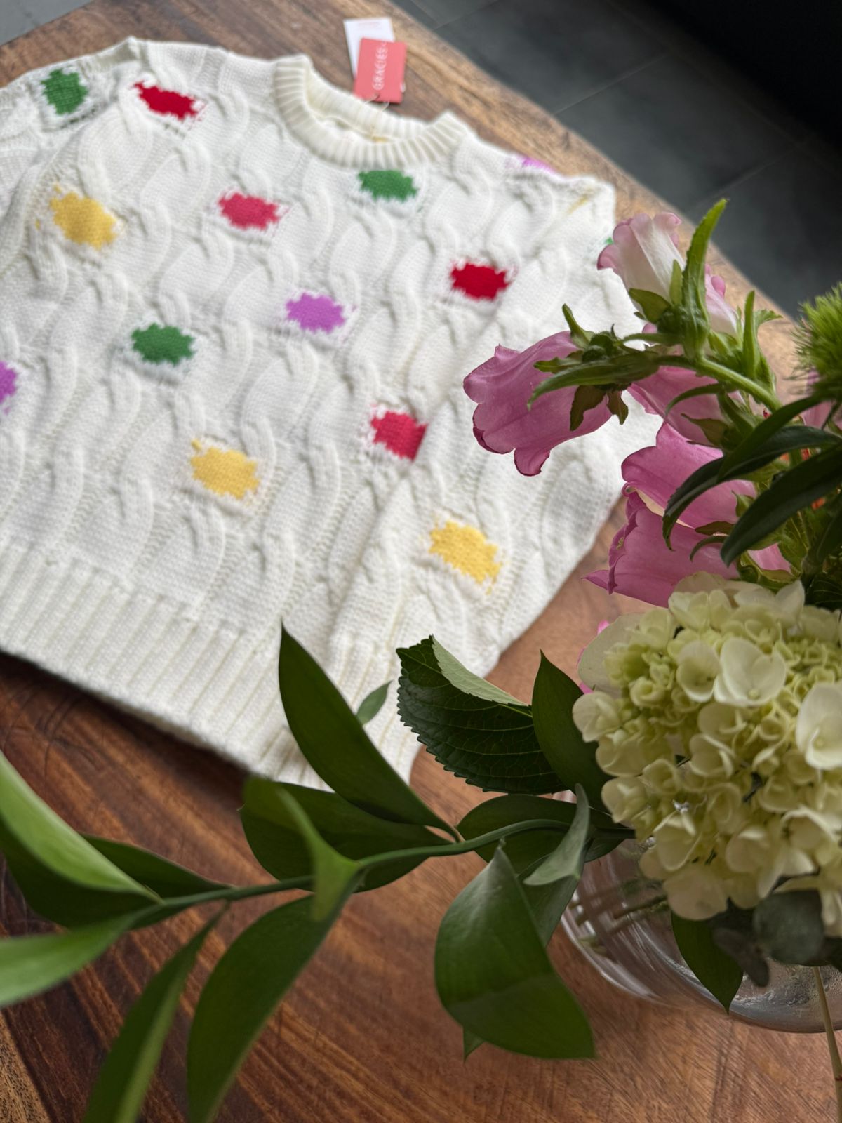 Sweater Marfil Confeti 