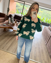 Sheep Green Sweater