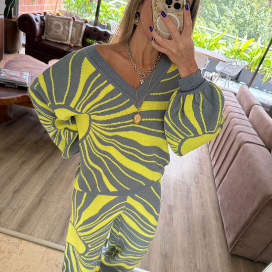 sweater verde Sol