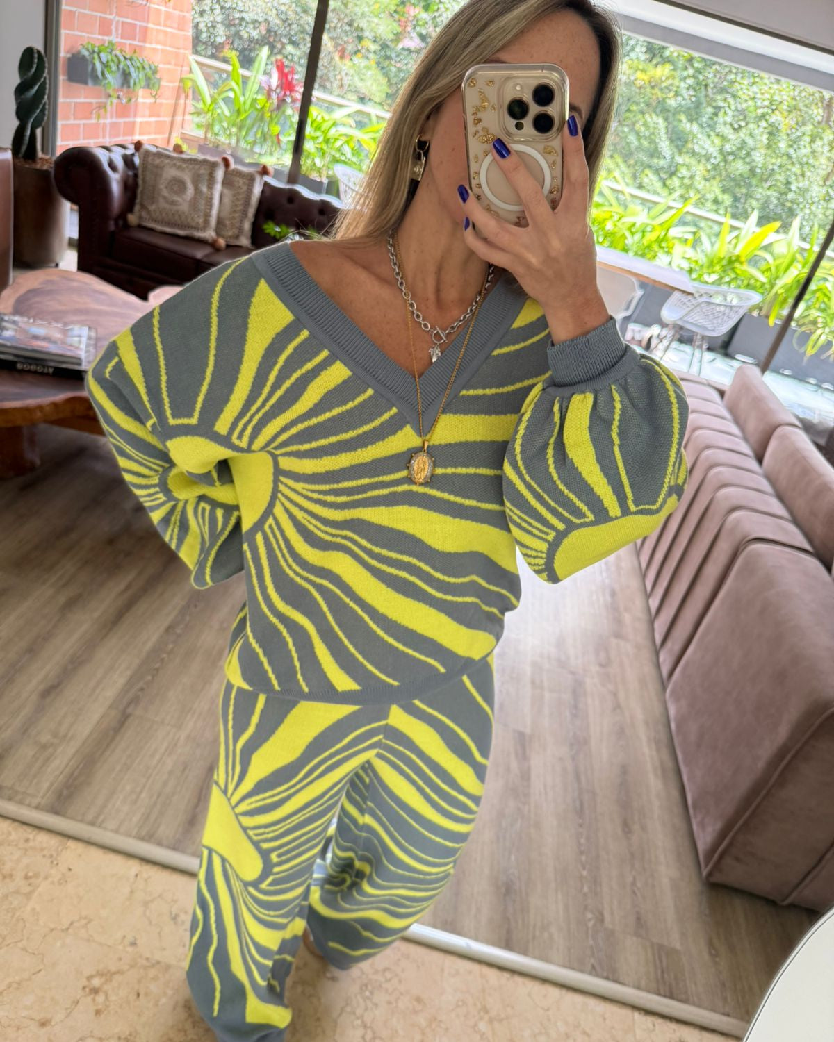 sweater verde Sol